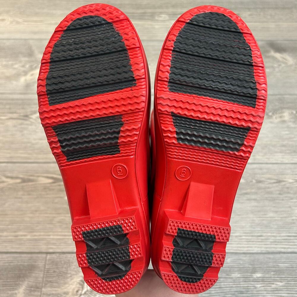 A New Day River Tall Rain Boots Red 6 NWT - Picture 5 of 8